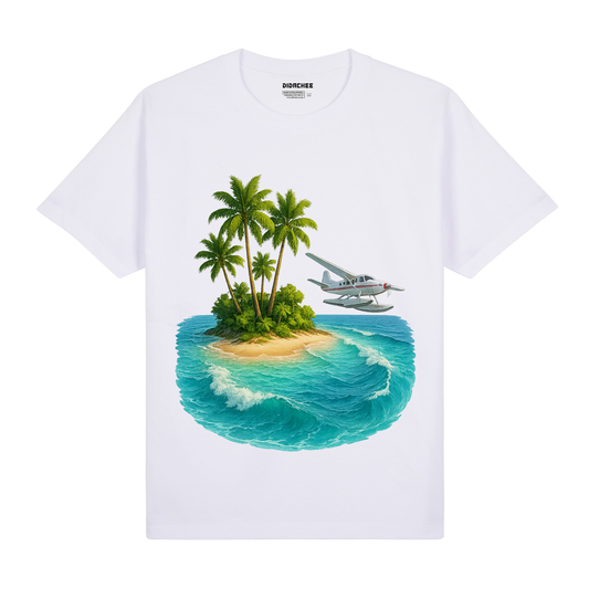Tropical Island Seaplane Shirt - Unisex