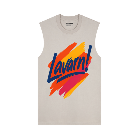 Lavarn! Retro Brush Muscle Tee (Dark)
