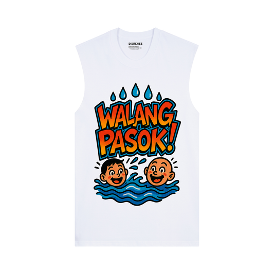 Walang Pasok! Swimming Day Muscle Tee - Unisex