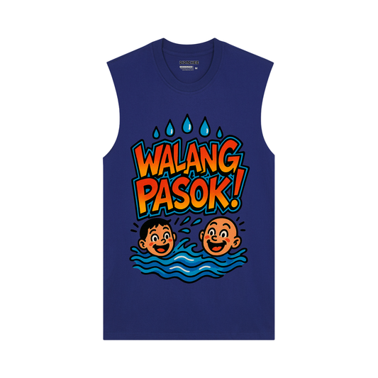 Walang Pasok! Swimming Day Muscle Tee - Unisex